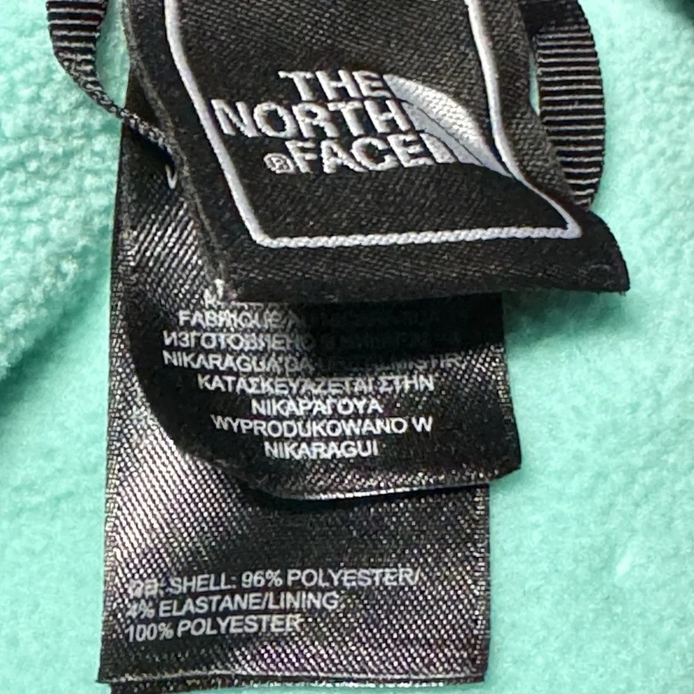 The North‎ Face Womens Small Aqua Soft Shell Full Zip Jacket Coat